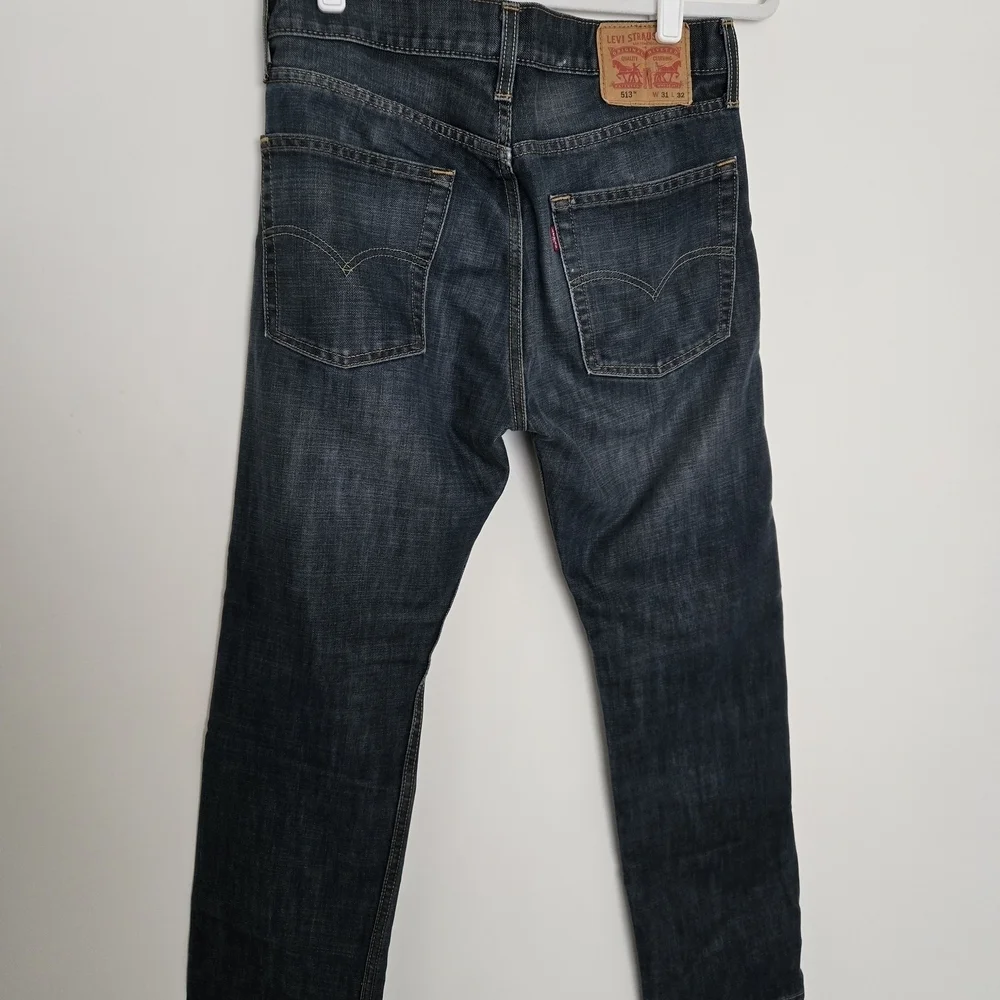 Levi's Dark Wash Straight Jeans